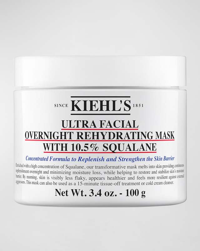 Ultra Facial Overnight Hydrating Face Mask with 10.5% Squalane, 3.4 oz.